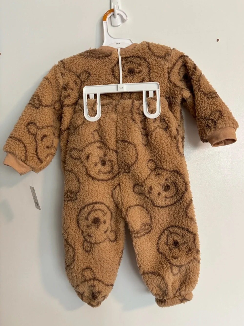 Disney Baby Winnie The Pooh Sherpa Sweater & Pants Set Brown 12 Months Cozy Soft